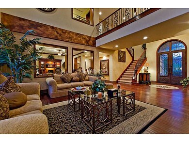 Living Room. Rich solid hardwood floors only accen