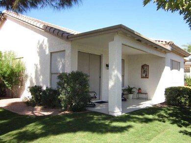 Inviting Tiled Patio