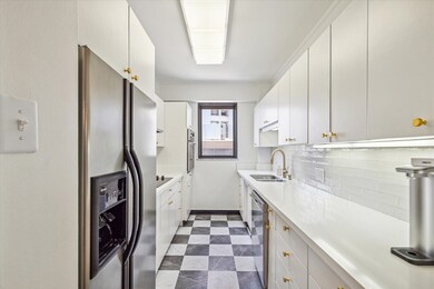 Great galley kitchen with window, recent (2023) qu