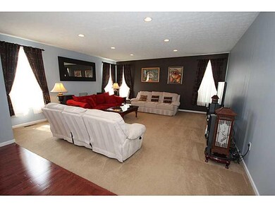 Living Room. The living room has a four foot exten