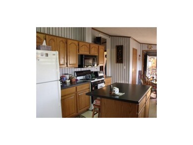 Kitchen with island.