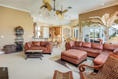 Large Family Room with Water Views!!