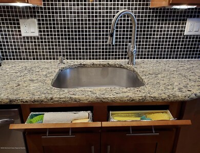 Granite Tops, Glass Back Splash