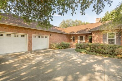 Close up--front and garage