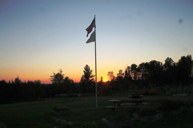 Summer sunset under Ol Glory
