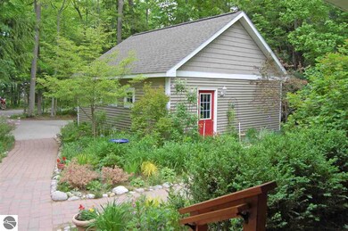 The detached garage.