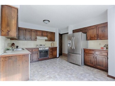 Kitchen has loads of Cabinet Space