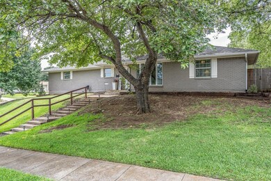 Corner lot & mature trees!