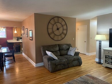 THE KITCHEN, DINING ROOM AND LIVING ROOM ARE OPEN