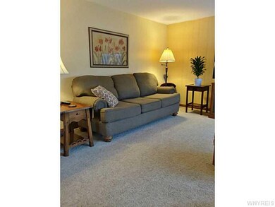 Living Room. Neutral color carpeting with hardwood