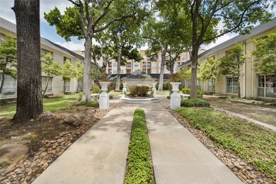 One of several courtyards to enjoy