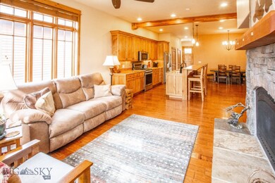 Living room with gas fireplace
