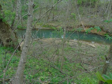 Deep pools or blue water