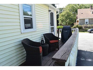 Porch. Recent refinish of deck
