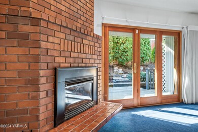 Charming Brick Fireplace
