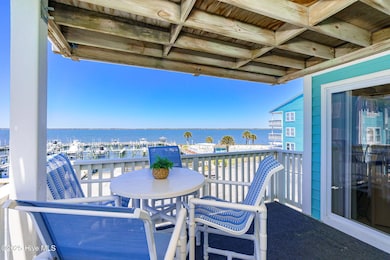 Covered porch w/ ICW and marina views