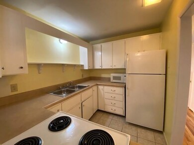 View of the kitchen from dining area.