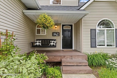 Covered front porch