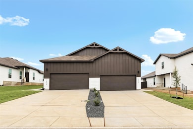 View of front of home with board and batten sidin