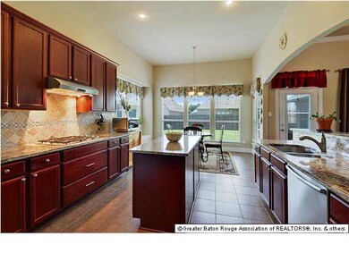 Kitchen with Island and the Breakfast area