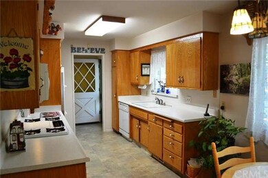 The kitchen area even has its own eating area.