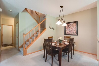 Dining room has space for a large table.