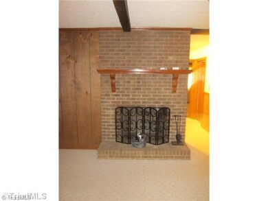 Living Room. Masonry Fireplace in living room