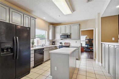 View of the kitchen from the breakfast nook