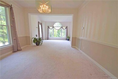 Formal living and dining just beaming with natural