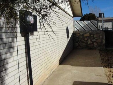 Exterior Front. Left side of home.