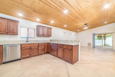 Open concept kitchen