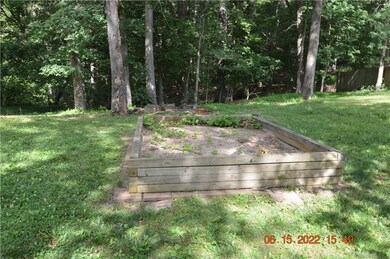 Raised flower/garden bed.