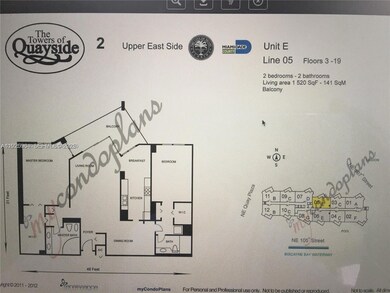 Towers of Quayside-Tower II unit 1905, Miami, FL 33138 - photo 4