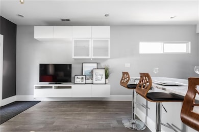 Custom media built-ins look chic and provide lots of storage