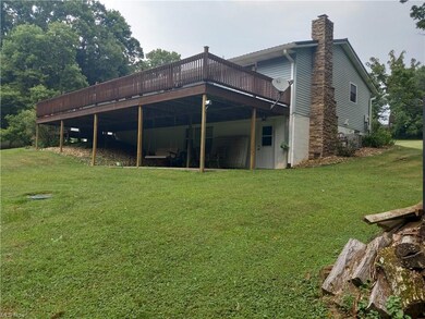 Back deck walk out basement.