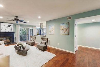 Living Room Virtual Staging