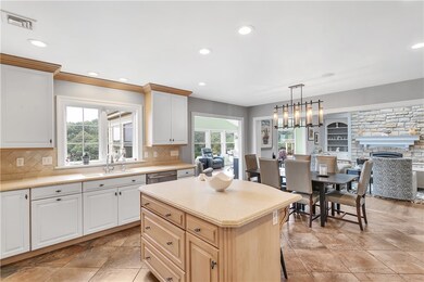The open concept offers a great way to entertain.