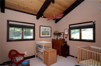Bedroom: Across from the master this bedroom is si
