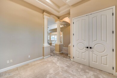 Office Has Large Closet For Storage