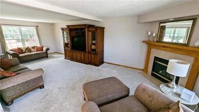 A large living room, 1st floor laundry/half bath, 