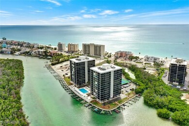 Drone / aerial view of a nearby body of water