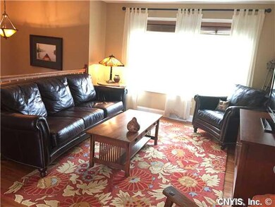 Living Room. Tastefully decorated living room with