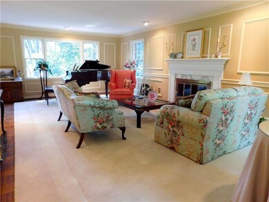 Light filled Living Room is large enough for a bab