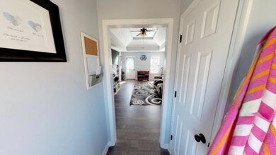 Entry way with a spacious coat closet 