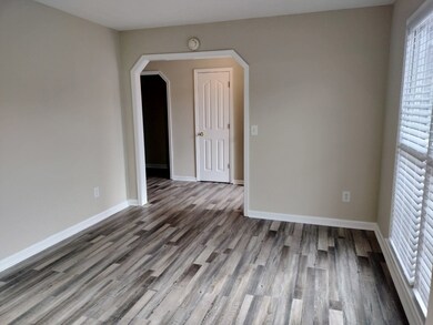 Living room to foyer