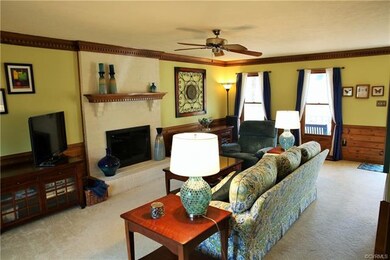 Nice natural light in the family room with chair m