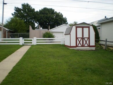 Shed included