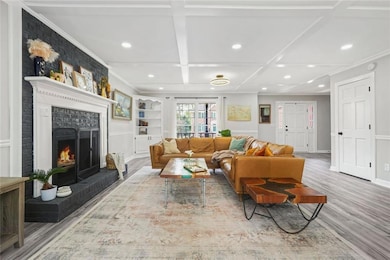 Looking back towards the front door