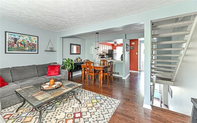 Living Room with Hardwood Floors