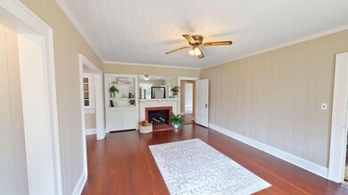 Living room-original refinished HW floors